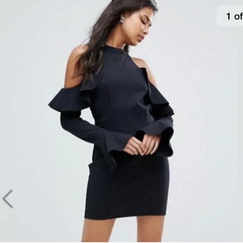 FP Sweet Talk Ruffle Dress Bell Sleeve